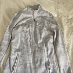 Lululemon white camp define jacket